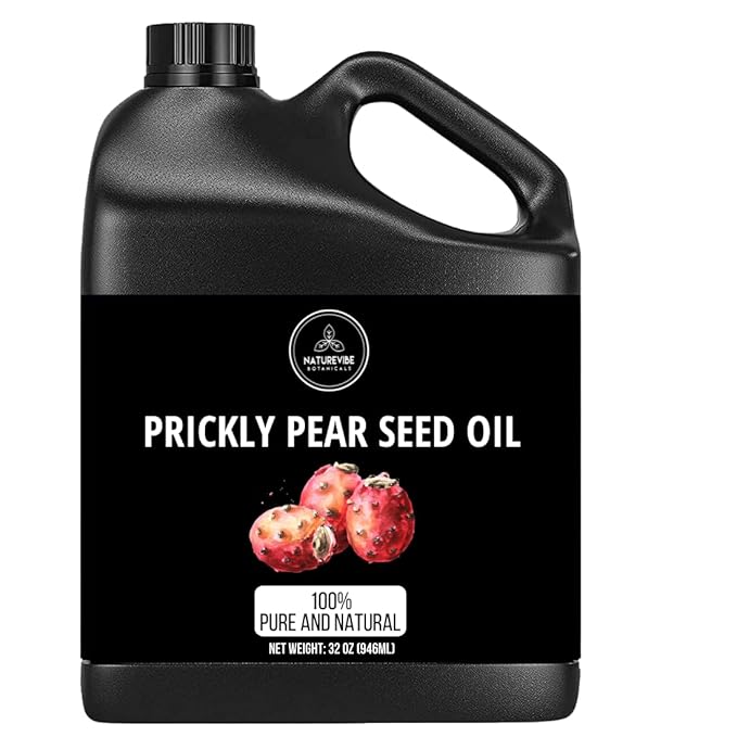 Naturevibe Botanicals Prickly Pear Oil 32 Ounces | 100% Pure and Natural | Great for Skin Care and Hair Care