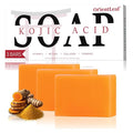 Kojic Acid Soap, Turmeric Soap Bar for Dark Spots, Fresh Citrus Scent, Gentle for Face and Body Wash with Vitamin C, Shea Butter, Retinol, Stocking Stuffers, Christmas Gifts(3 PACK)