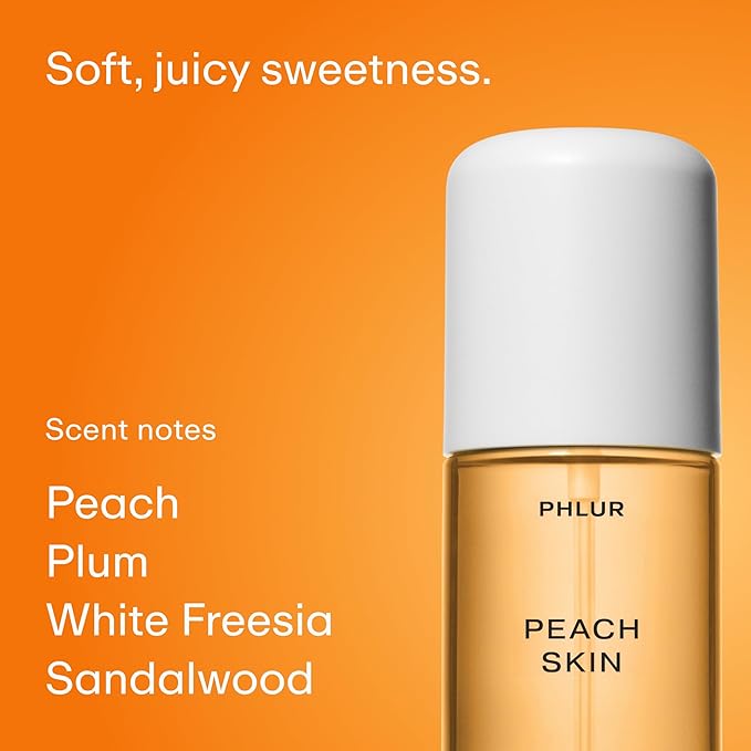 PHLUR Vanilla Peach Trio - Exclusive 3pc Travel Size Body Mist Set ft. Vanilla Skin, Vanilla Nectar, Peach Skin (3 x 3 fl oz)