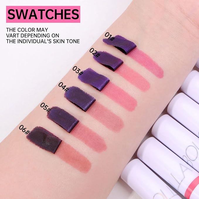Peel off Lip Stain Masque - Lip Liner Peel Off Lip Stain Tattoo, All Day Peel-Off Lip Tint,Long Lasting Waterproof Transfer-proof Lip Mask Peel Off Lip Gloss,Stay Lip Makeup C06#