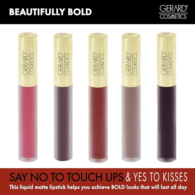 Gerard Cosmetics Hydra Matte Liquid Lipstick - Invasion for Women - 0.085 oz Lipstick