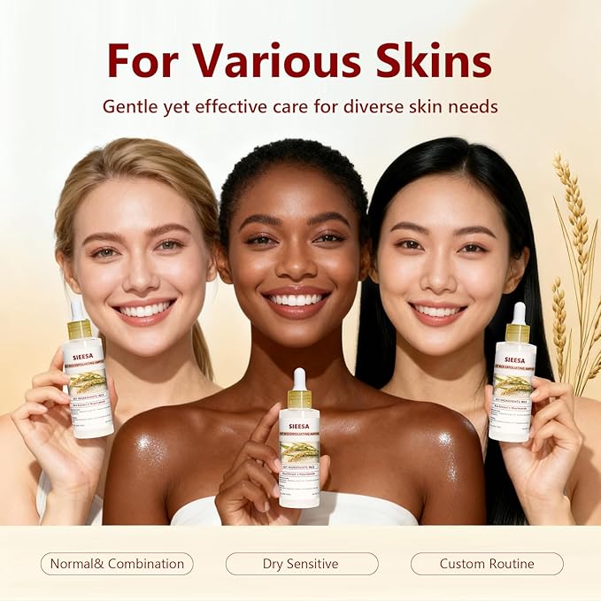 Peel Shot Glow White Rice Peeling Ampoule, Fermented Rice Extract Formula for Gentle Exfoliation, Soothes & Hydrates, For Various Skin Types (2.7 fl oz)