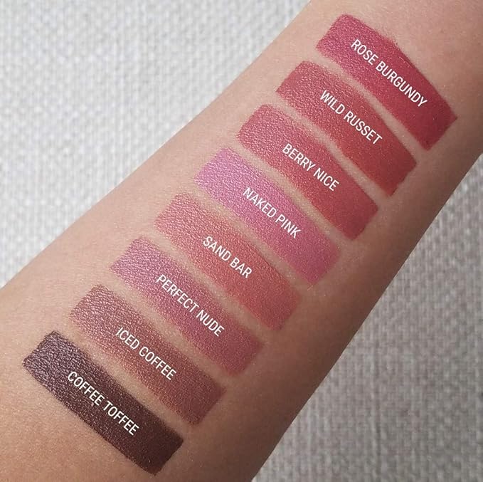 Natural Lipstick | Chocolate Brown Lipstick - Vegan and Cruelty-free Beauty - Moisturizing, Dye-free, Palm-free (Coffee Toffee)