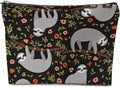 Sloth Gifts Makeup Bag, Sloth Stuff Cosmetic Bag Travel Pouch, Sloths Lovers Gifts for Women Girls Daughter Sisters Coworker Best Friend Friendship Graduation Birthday