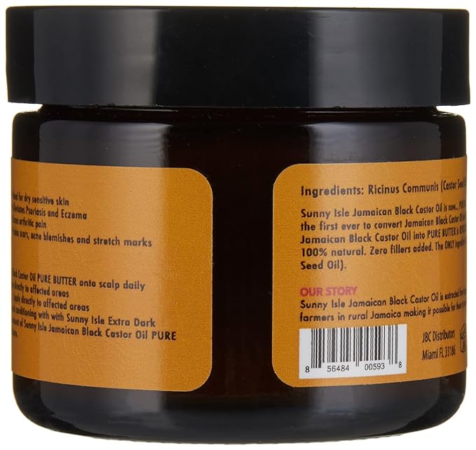 Sunny Isle Jamaican Black Castor Oil Pure Butter 2oz