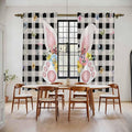 Easter Window Curtains 72 Inch Long 2 Panel Set, Rod Pocket Long Curtains & by Unknown
