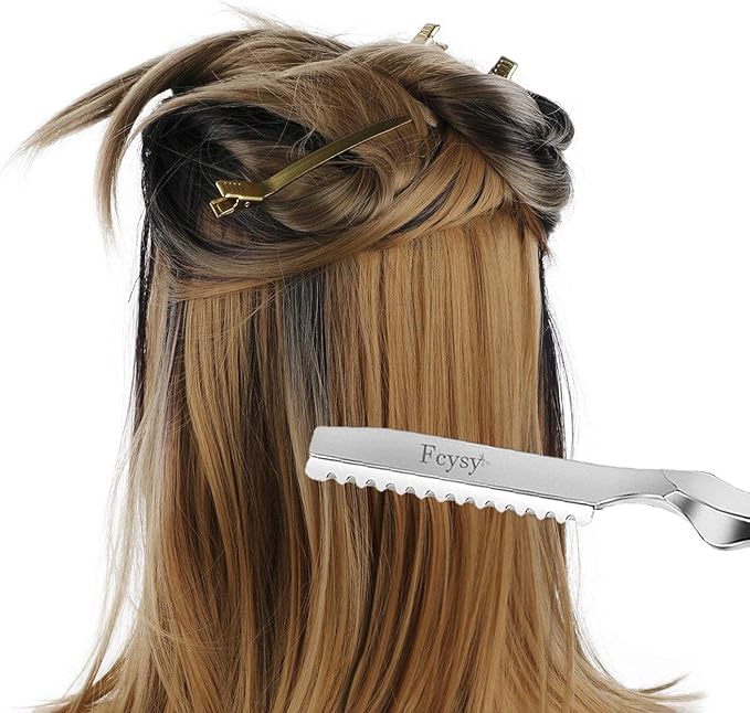 Fcysy Professional Barber Scissors - Thinning Shears for Men & Women, Salon Hair Trimming Kit with Scissors Set