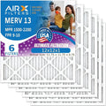AIRX FILTERS WICKED CLEAN AIR. 12x12x1 Air Filter MERV 13 Electrostatic Pleated by AIRXFILTERSWICKEDCLEANAIR