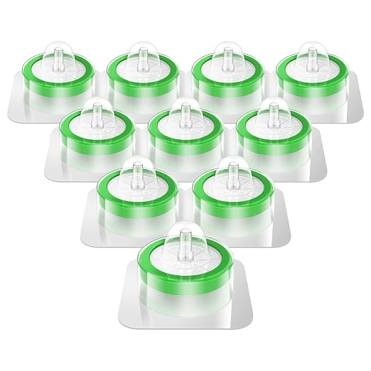 SimPure Sterile Syringe Filter PES 10 Pack, 0.22um Pore Size, 33mm Membrane by SimPure_Water