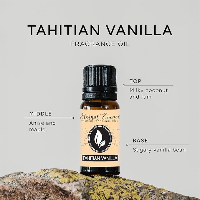 Tahitian Vanilla Premium Grade Fragrance Oil - 10ml - Scented Oil