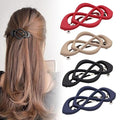 4 Pack Vintage French Barrette Hair Clips, 2025 New Hair Accessories for Women, Strong Hold No Slip Styling (Style B)