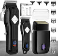 Karrte Professional Hair Clippers/Hair Trimmer/Beard Shaver Kit for Men Cordless Barber Clipper Hair Cutting Kit, Beard Trimmers Haircut Grooming Kit, Gifts for Men