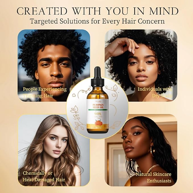 Hair Strengthening Oil for All Hair Types (Pumpkin)