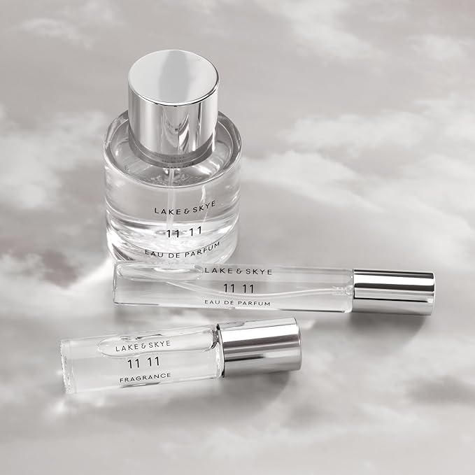 Lake & Skye 11 11 Eau de Parfum Vial Spray, 0.06 fl oz (2 ml) - Sheer & Uplifting Scent