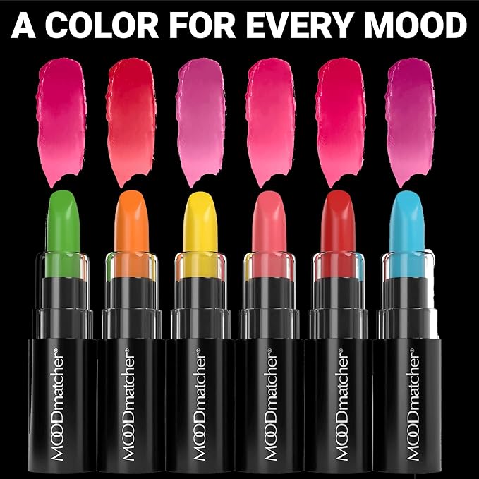 MOODmatcher LIVAURA Original Color Changing Lipstick – 12 Hours Long-Lasting, Moisturizing, Smudge-Proof, Glamorous Personalized Color, Premium Quality – Made in USA (Orange)