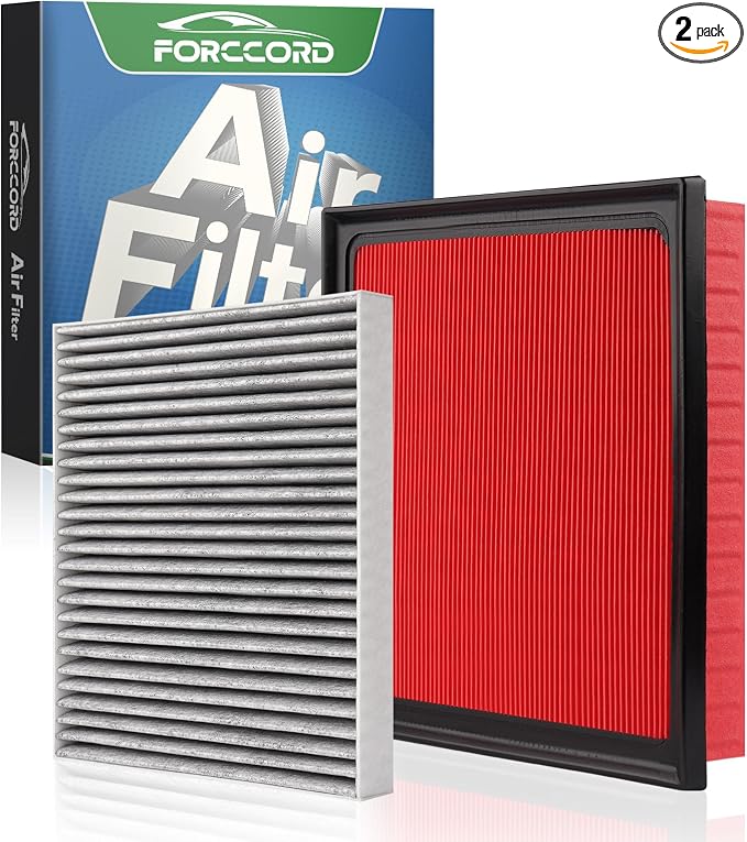 Cabin & Engine Air Filter Fit for Subaru Ascent 2.4L 2019-2026, Crosstrek 2.0L by Forccord