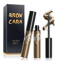 Brow Tattoo Peel Off Tint - Eyebrow Gel Tint with Eyebrow Stencils Long-Lasting Makeup, Brow Gel Eyebrow Tattoos Waterproof, Eye Brow Pencils Create Full Voluminous Brows for Women (Light Brown)