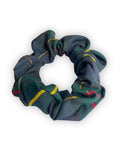 Plaid scrunchie, ClassExceed school uniform plaid, Back to school, handmade school uniform hair accessories (Green Navy Yellow red Plaid55)