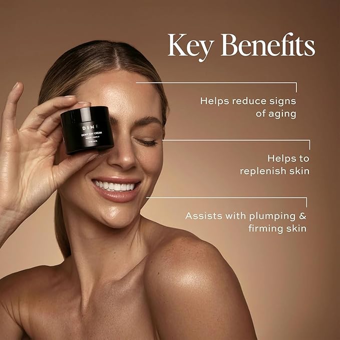 Dime Beauty Moisture Set ($76 Value) - Includes Dewy Day Cream + Restorative Night Cream (50 ml Each)