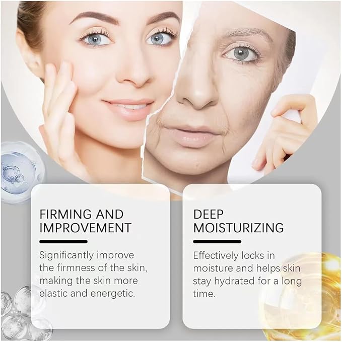 Facial Serum with Glycerin and with Peptides - Formula to Help Reduce Appearance of Fine Lines and Improve Skin Elasticity(2PCS)