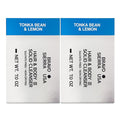 Bravo Sierra Body and Hair Mens Soap Bar, 2-Pack - All-In-One Shampoo & Soap for Face, Hair & Body - Tonka Bean & Lemon, 7 oz - Coconut, Shea Butter & Oat Flour for Soft Skin & Healthy Hair