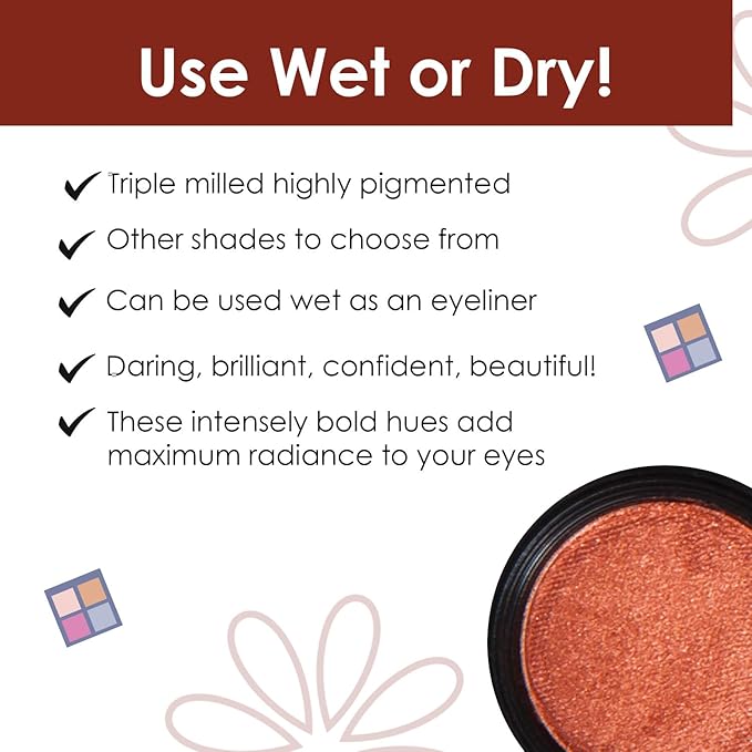 Vera Moore Eyeshadow, Highly Pigmented Eyeshades and Textures, Provide Bold and Lasting Looks, Suitable for Any Event, Easily Blendable Eye Makeup in Multiple Shades. (125th Street)
