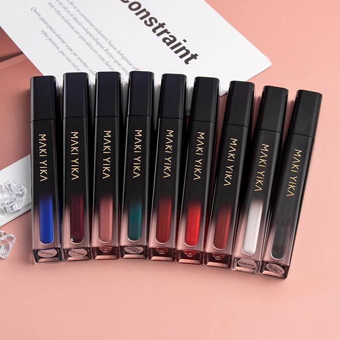 MAKI YIKA Black Lipstick for Women Color Stay Long Lasting Lipsticks, No Smudge Matte Liquid Lipstick Transferproof Cruelty-Free Lip Color |Witch Girl