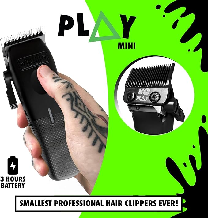 TPOB Mini Play Professional Hair Clippers (Black)