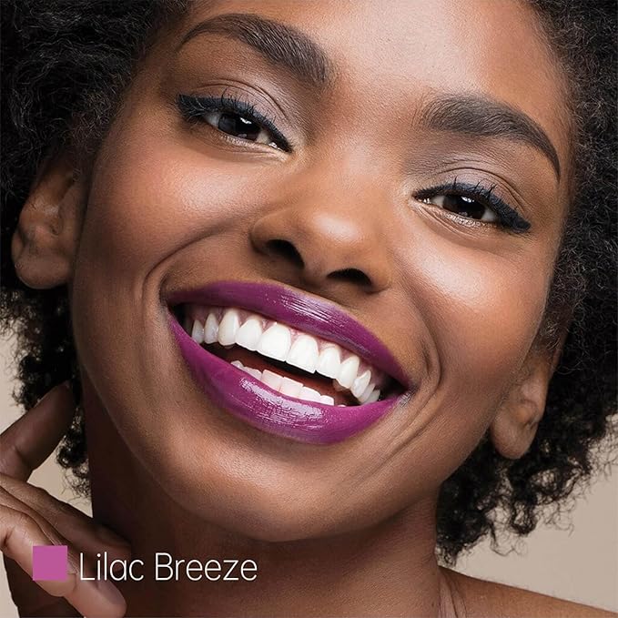 2-Pack Purple & Nude Pink Moisturizing Lipstick Set – Hydrating Creamy Lip Color for Dry, Cracked Lips, Weightless Glossy Lip Balm with Vitamin E, Long Lasting Vegan Lipstick(Hold me/Lilac Breeze)