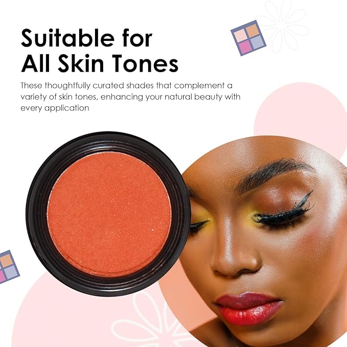 Vera Moore Eyeshadow, Highly Pigmented Eyeshades and Textures, Provide Bold and Lasting Looks, Suitable for Any Event, Easily Blendable Eye Makeup in Multiple Shades. (Spice)