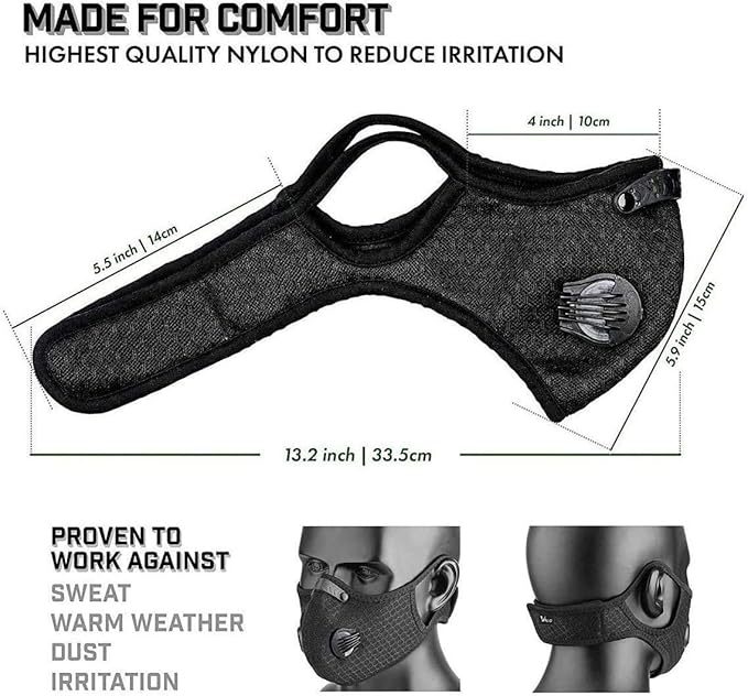 NBDIB 4 Pack Adjustable Reusable Face Protection - Image 4