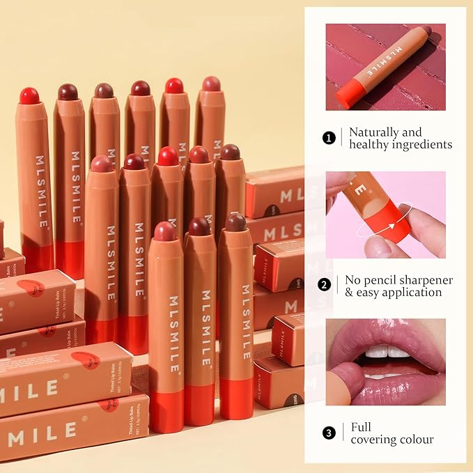 Lip Gloss, Lipstick 3 Step Makeup in 1 Swipe, Multi Use Lip Gloss, Cream Blush Eyeshadow base, Lip Stain Waterproof & Transfer Proof, Hydrating Wear & Vegan #Vivid Rose