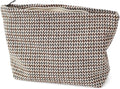 Large Capacity Plaid Tweed Makeup Bag - Travel Cosmetic Pouch & Toiletry Organizer with Zipper, Cloth Make Up Organizer for Daily Use, Gift for Women
