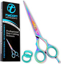 Tycon Hair Cutting Scissors Professional 6.5" – Japanese Stainless Steel, 2.7" Razor Edge Blade Barber Scissors – Ergonomic design - Precision Hair Scissors for Smooth Cutting - Salon & Personal Use