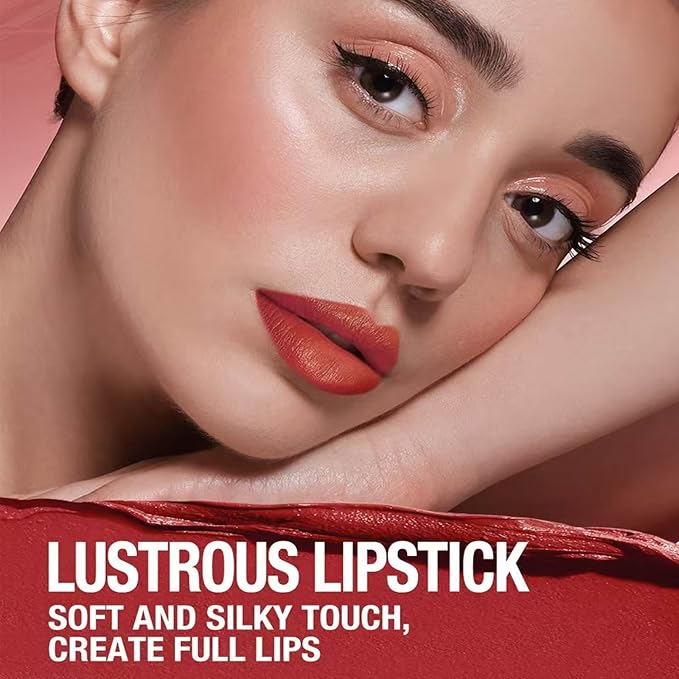 Matte Lipstick For Women Girls 24Hr Wear Waterproof Long Lasting Hypoallergenic Lipsticks - Lightweight Non-Drying, Fade-Resistant Formula 12 Trendy Colors for Daily Use Vegan & Cruelty-Free 06