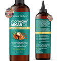 Natural Riches Moroccan Argan Oil with Linseed Extract, Hair Treatment for All Hair Types, Smooths frizz, detangles, conditions and boosts shine 8 Fl Oz
