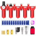 TAILONZ PNEUMATIC 0-150PSI 1/4 Inch NPT Red Industrial Grade 5 Stage Air Drying by TAILONZPNEUMATIC