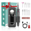 Electric Nail Drill 45000RPM Cordless Portable Rechargeable Nail Drill Kits for Acrylic Gel Nails…