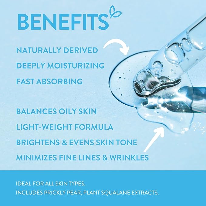 By Nature 2% Hyaluronic Acid Serum for Face & Neck - Skincare from New Zealand - 2% Hyaluronic Acid Facial Serum Concentrate - 1fl. Oz