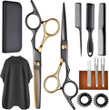 13 PCS Hair Cutting Scissors Shears Kits，Professional Haircut Scissors Kit with Cutting Scissors，6.5 Inches Hair Cutting Scissors Kit for Men/Women/Kids/Salon & Home