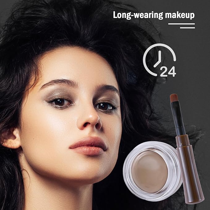 Boobeen Eyeliner Waterproof Gel Eyeliner Smudge-proof Eye Liner Gel Makeup High Pigment Eye Makeup Set Easy to Apply Long-lasting For All Day (Blonde)