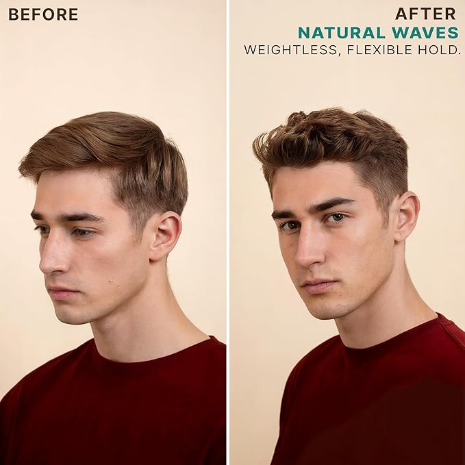 Beauty by Earth Sea Salt Spray for Textured Beach Waves & Volume - USA Made with Organic Ingredients, Texturing and Volumizing Spray for Fine Hair for Men & Women