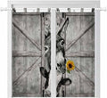 Funny Farm Animals Bathroom Curtains 63 Inch Length, Window Curtains Tab Top by Unknown