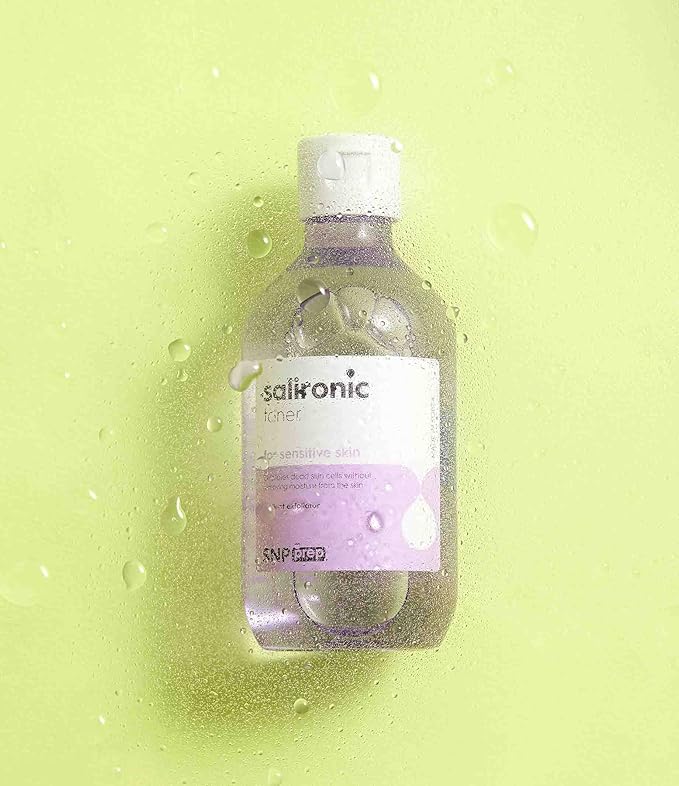 SNP Salironic Toner | Korean Skincare Remove Dead Skin Cells and Sebum | for Seneitive Skin | Soothing & Moisturizing | Men and Women | 220ml