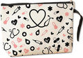 Jztco Nurse Gifts Makeup Bag Nurse Accessories for Work Essentials Nursing Appreciation Nurses Week Gifts for Women RN Toiletry Bag Nurses Day Graduation Birthday Cosmetic Bags