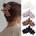 Hawaiian Flower Hair Clips Large Matte Hair Claw for Women Non-Slip Strong Hold Clips for Thick Hair Hair Accessories for Women and Girls
