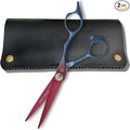 6 Inch Hair Shears Set - Rainbow Color Hair Cutting Scissors and Texturizing Shears - 440C Stainless Steel With Titanium Coating - Convex Blades for Wet or Dry Hair (Hair Cutting Shears)