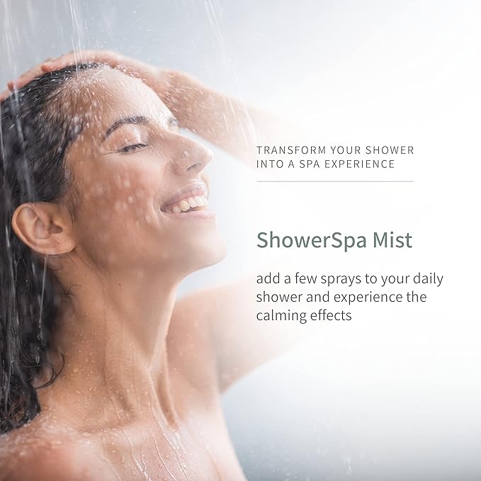 European Spa Source Jasmine + Eucalyptus ShowerSpa Mist Spray for Aromatherapy, At Home Spa Experience, Sinus Congestion Relief, and Tension Relief, 4 fl oz.