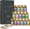 PHATOIL 15PCS Essential Oils Set - 5ml/0.17fl.oz Premium Quality Essential Oils for Diffusers, DIY Soap Candle Making, Gifts for Families and Friends