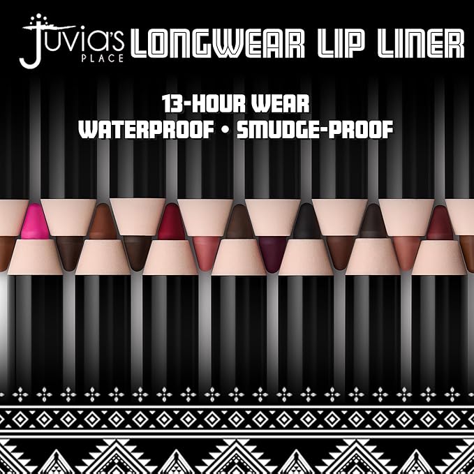 Juvia's Place Long Wear Lip Pencil – So Rare – Waterproof & Kiss-proof, Long Lasting Lip Liner, Smooth Makeup Application - Soft Matte Finish Base for Lipstick - 13 Hours of Wear for Everyday Use